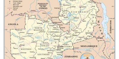 Mapa de carretera zambi