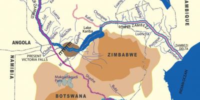 Mapa geológico de zambi